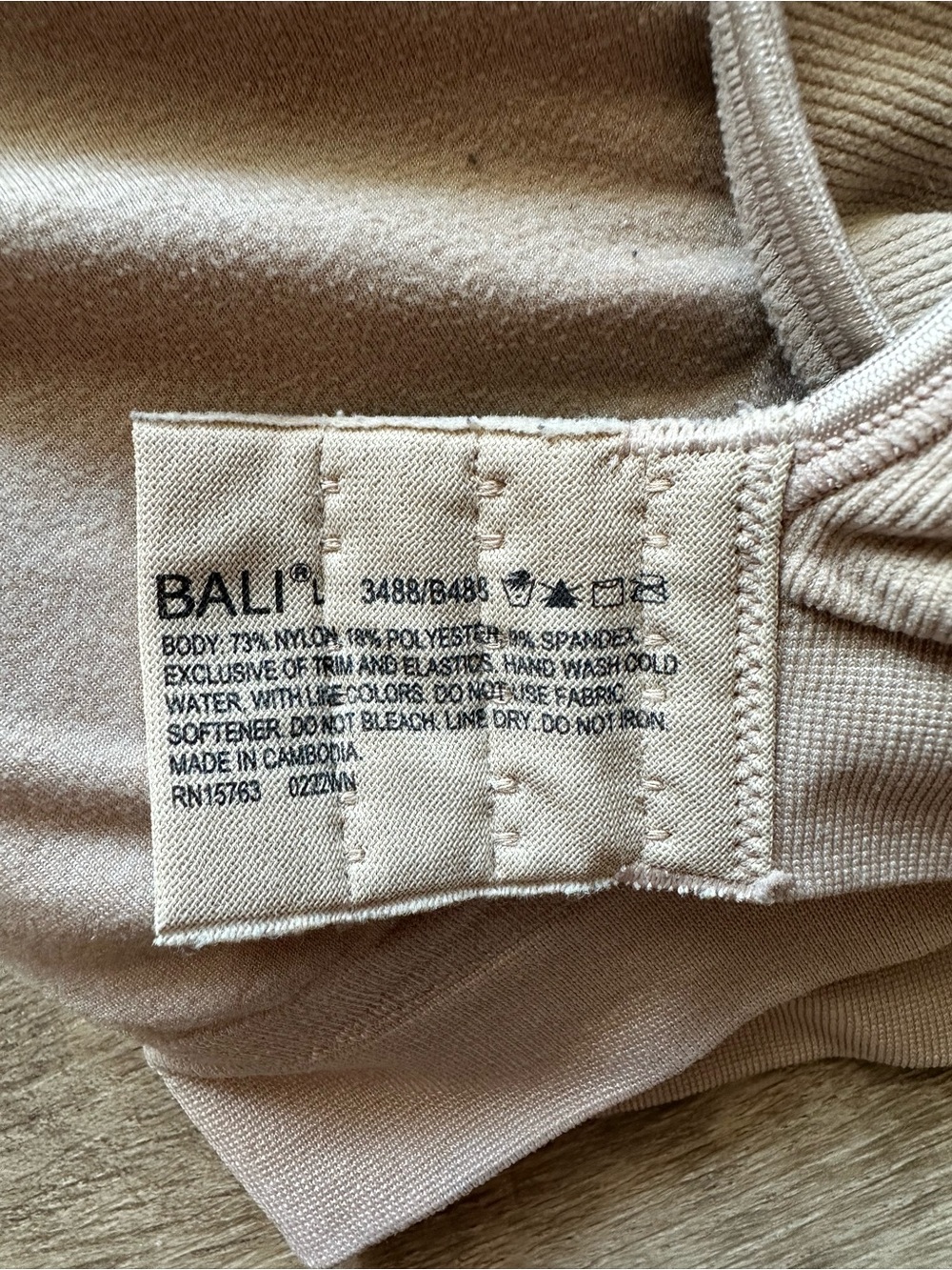Bali Nude Seamless Wireless Comfort Bra - Picture 4 of 4